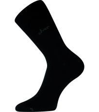 Unisex ponožky s volným lemem - 1 pár Desilve Lonka černá