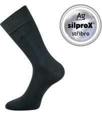 Unisex ponožky s volným lemem - 1 pár Desilve Lonka tmavě šedá