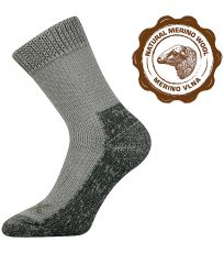 Unisex silné froté ponožky Alpin Voxx světle šedá