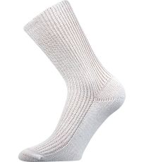 Unisex ponožky s extra volným lemem Pepina Boma bílá
