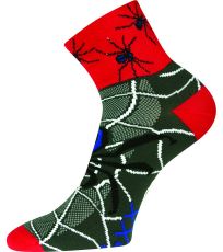 Unisex vzorované sportovní ponožky Ralf X Voxx pavouk