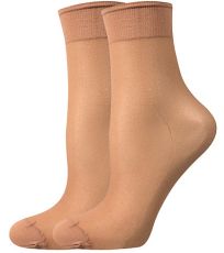 Silonové ponožky - 6 x 5 párů NYLON 20 DEN Lady B golden