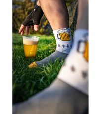 Unisex vzorované sportovní ponožky Ralf X VoXX® pivo