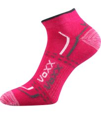 Unisex sportovní ponožky - 3 páry Rex 11 VoXX® magenta