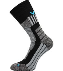 Unisex trekingové ponožky Egoist L+P Voxx černá/modrá