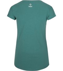Dámské bavlněné tričko TOFFEES-W KILPI Tmavě zelená
