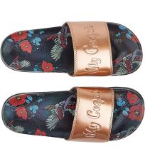 Dámské pantofle CLEO COQUI Zig zag/Gold
