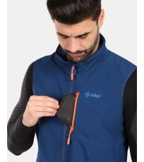 Pánská softshellová vesta NOIL-M KILPI Tmavě modrá