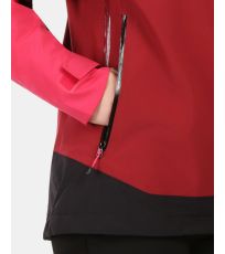 Dámská hardshellová nepromokavá bunda MAMBA-W KILPI Červená