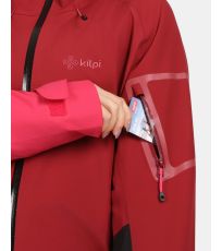 Dámská hardshellová nepromokavá bunda MAMBA-W KILPI Červená
