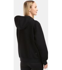 Dámská bavlněná mikina s kapucí BAYA-W KILPI Černá