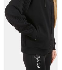 Dámská bavlněná mikina s kapucí BAYA-W KILPI Černá