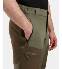 Pánské outdoorové odepínací kalhoty HOSIO-M KILPI Khaki
