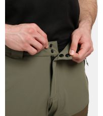 Pánské outdoorové odepínací kalhoty HOSIO-M KILPI Khaki