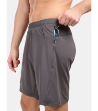Pánské fitness šortky NANTES-M KILPI Tmavě šedá
