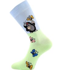 Unisex vzorované ponožky - 3 páry KR 111 Boma Krtek