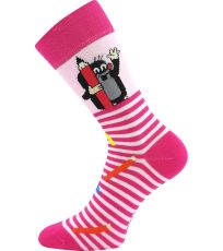 Unisex vzorované ponožky - 3 páry KR 111 Boma Krtek