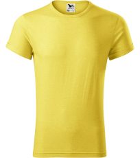 Pánské triko FUSION Malfini žlutý melír