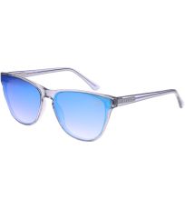  
	Materiál: TR90 s acetátovými stranicemi

	Materiál čoček: poškrábání odolný nylon

	Barva: modrá, lesklá

	Barva čočky: šedá

	Povrchová úprava čočky: OCEAN PLATINUM

	Kategorie slunečního filtru: S3

	Báze čoček: 4C

	Popis velikosti: 57-17-140
