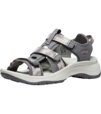 Dámské letní hybridní sandály ASTORIA WEST OPEN TOE WOMEN KEEN fawn/tie dye