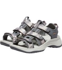 Dámské letní hybridní sandály ASTORIA WEST OPEN TOE WOMEN KEEN fawn/tie dye