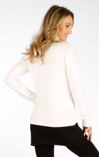 Dámský rolák s dlouhým rukávem 7F128 LITEX Bílá