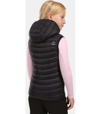 Dívčí zateplená vesta TOMM-JG KILPI Černá