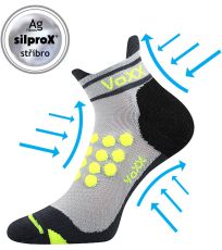 Unisex kompresní ponožky Sprinter VoXX® světle šedá