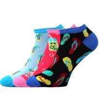 Dámské vzorované ponožky - 3 páry Piki 64 Boma