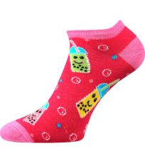 Dámské vzorované ponožky - 3 páry Piki 64 Boma mix A