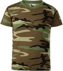 Dětské triko Camouflage Malfini camouflage brown