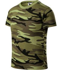 Dětské triko Camouflage Malfini camouflage green